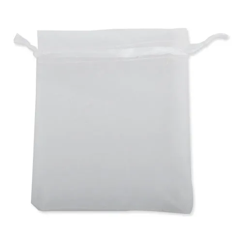130*180 MM White Organza Jewelry Gift Pouch Bags ,Sold 100 PCS Per Lot,Great For Wedding Favors, Sachets, Beads, Jewelry and so on