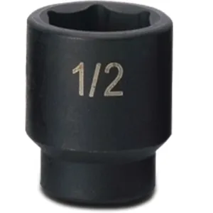 1/4" Drive SAE Impact Magnetic Sockets - 6-PT.