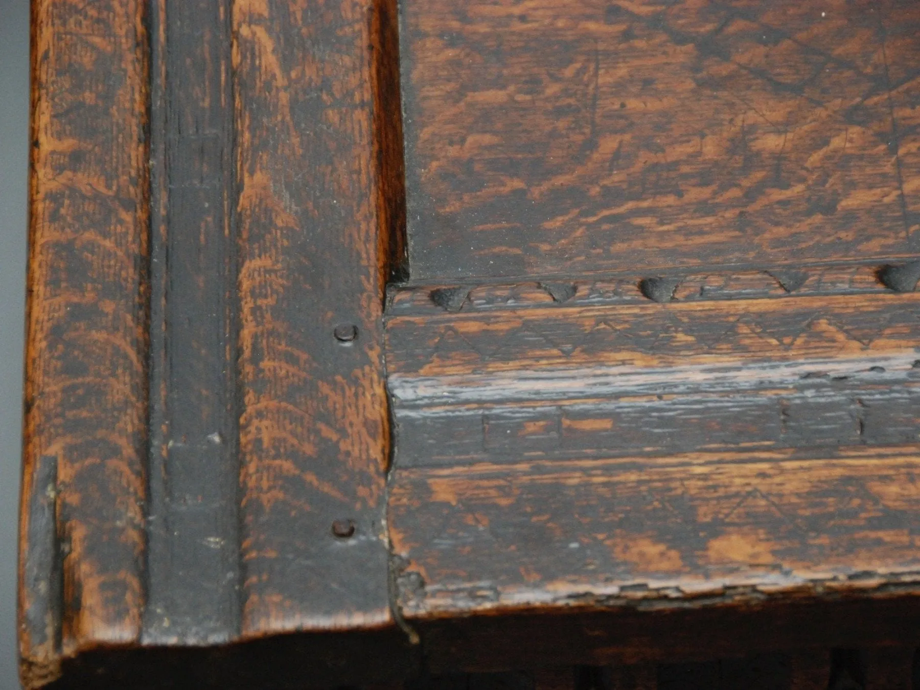 A 17th century Oak Chest, English or French