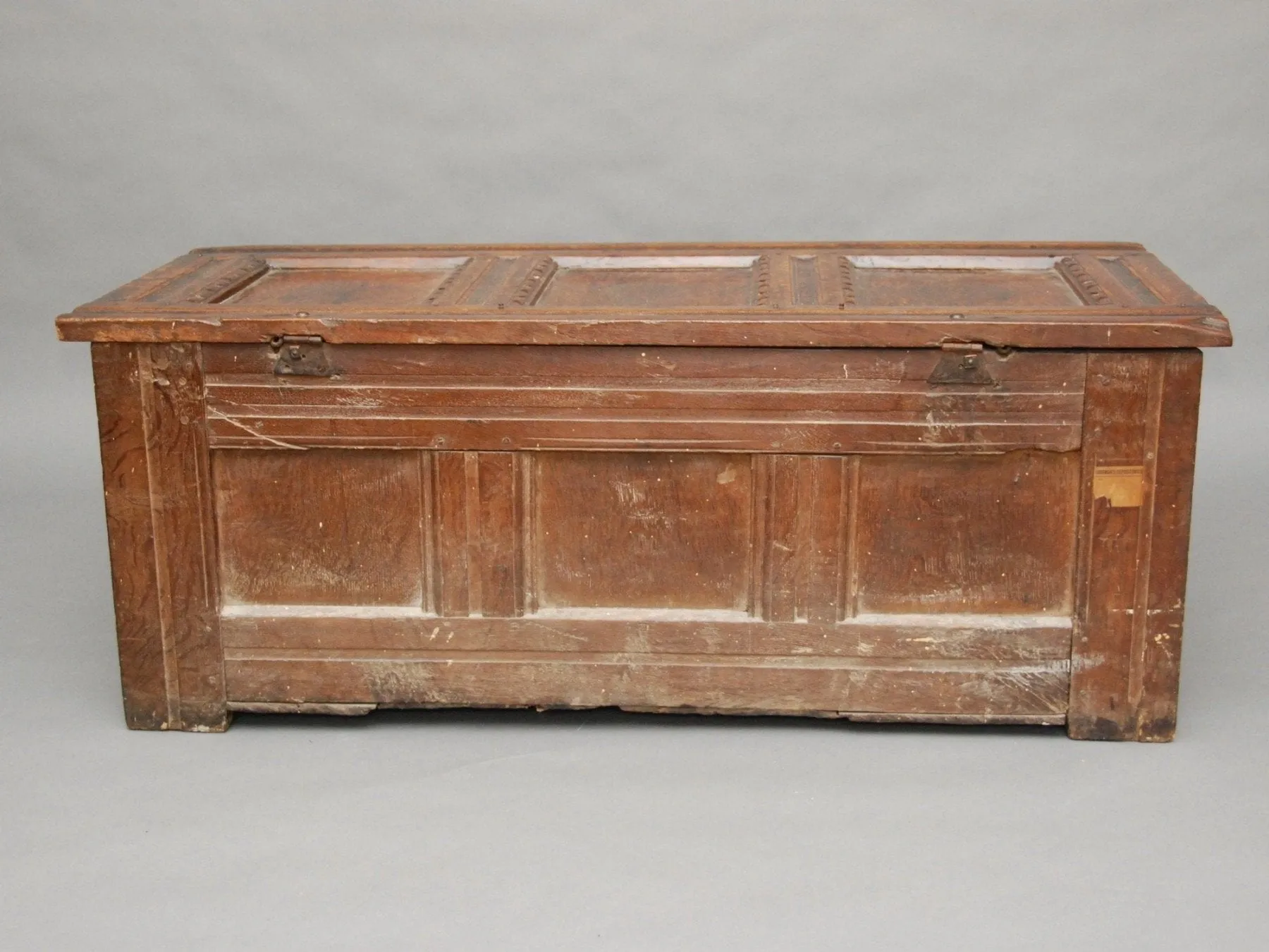 A 17th century Oak Chest, English or French