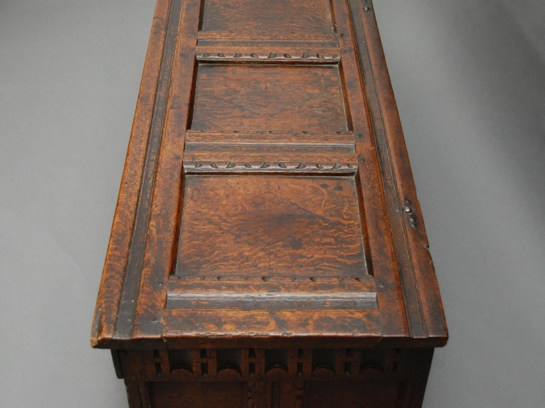 A 17th century Oak Chest, English or French