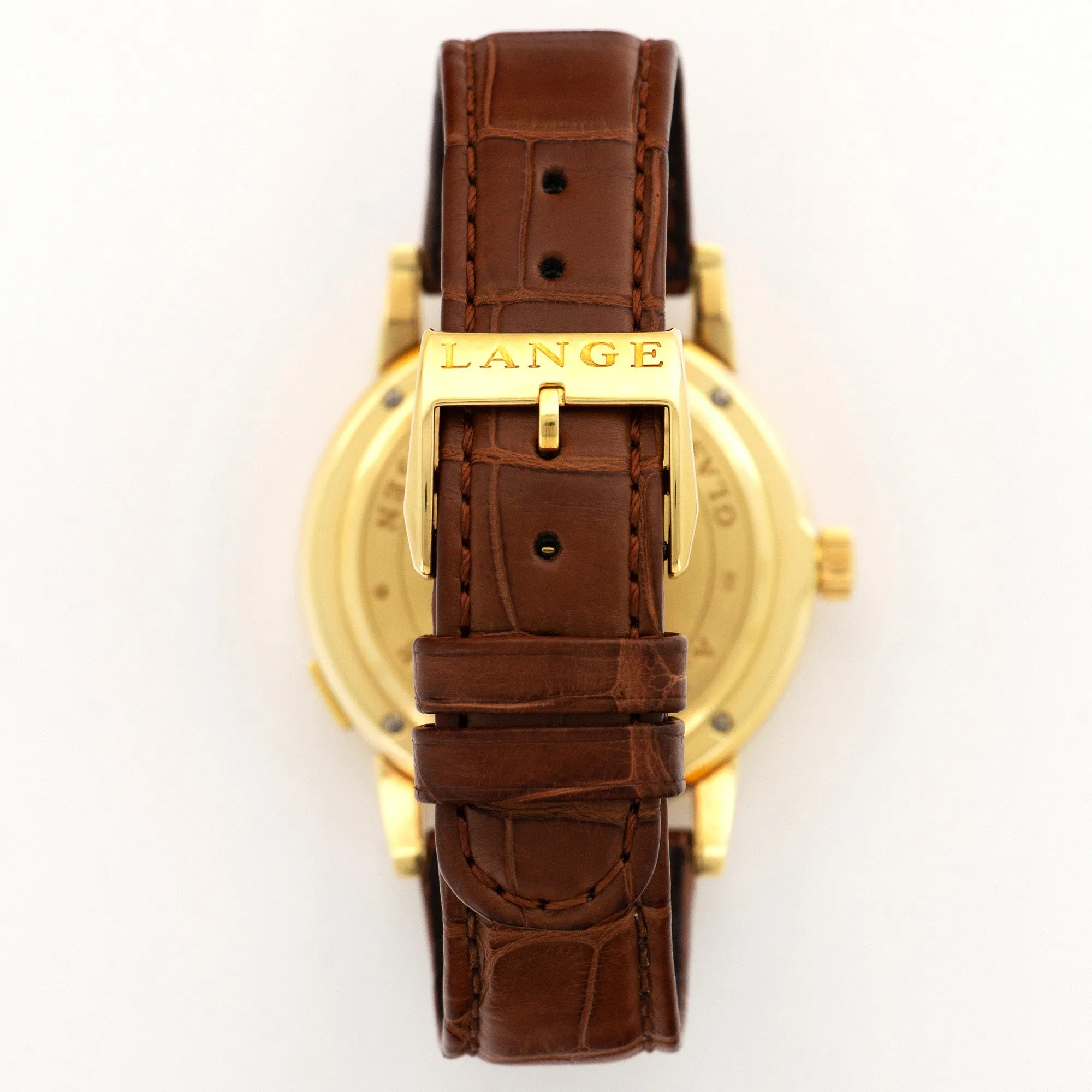 A. Lange & Sohne Yellow Gold Lange One First Series Watch, Ref. 101.001