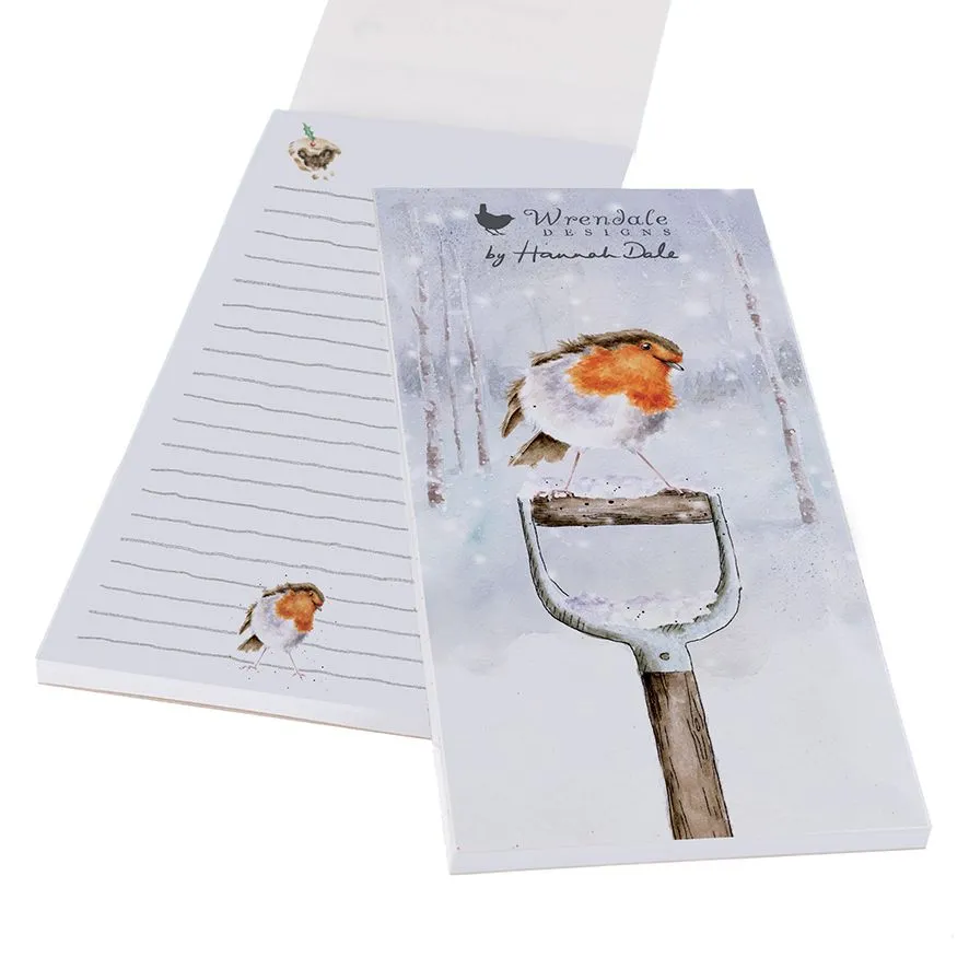 'A Little Red Robin' Magnetic Shopping Listpad