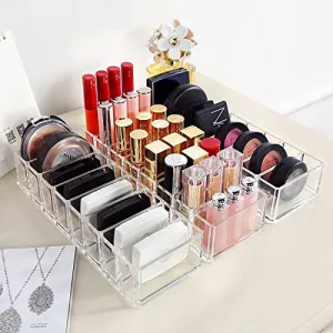 Acrylic Brush Lipstick Holder Makeup Socks Organizer Cosmetic Stand Storage Case