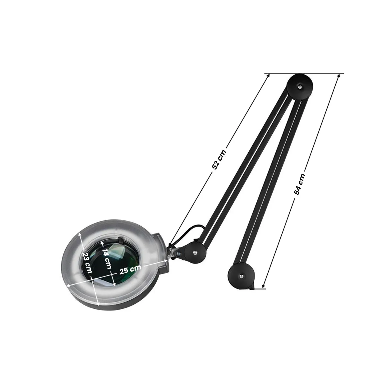 ACTIVESHOP S4 magnifier lamp   black tripod