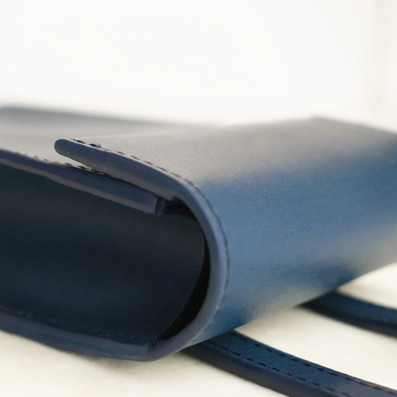 Adjustable Phone Bag in Navy Blue