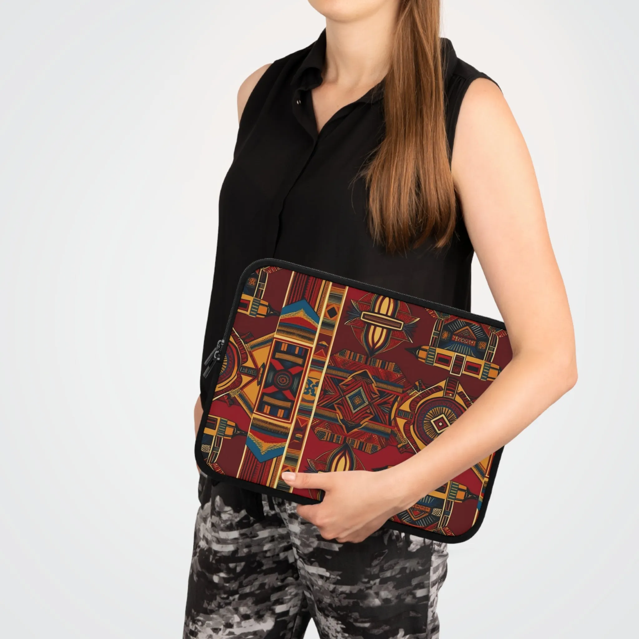 African Canvas 1 Laptop Sleeve