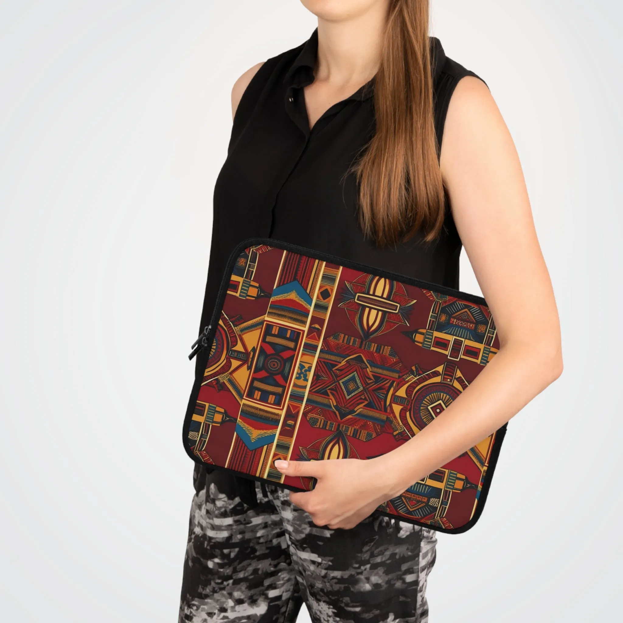African Canvas 1 Laptop Sleeve