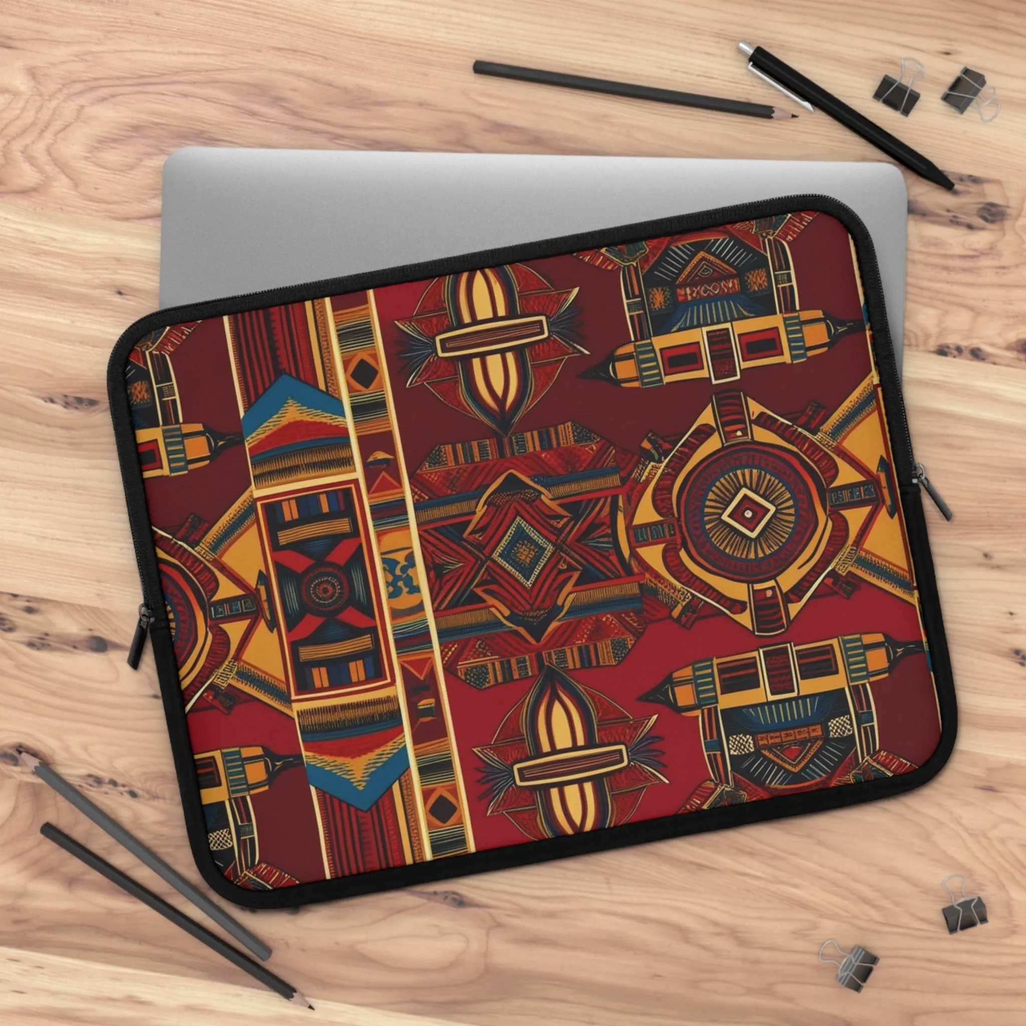 African Canvas 1 Laptop Sleeve