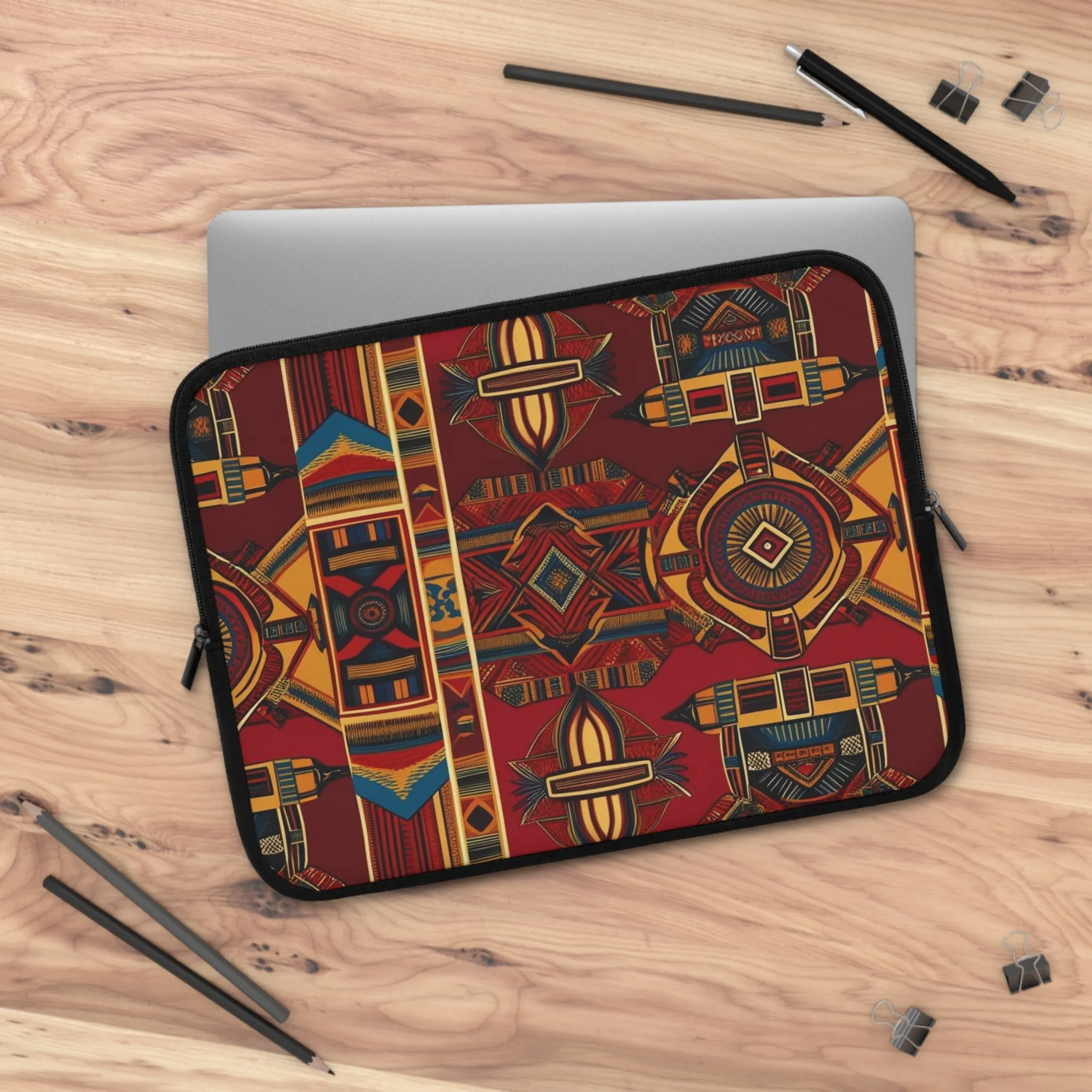 African Canvas 1 Laptop Sleeve