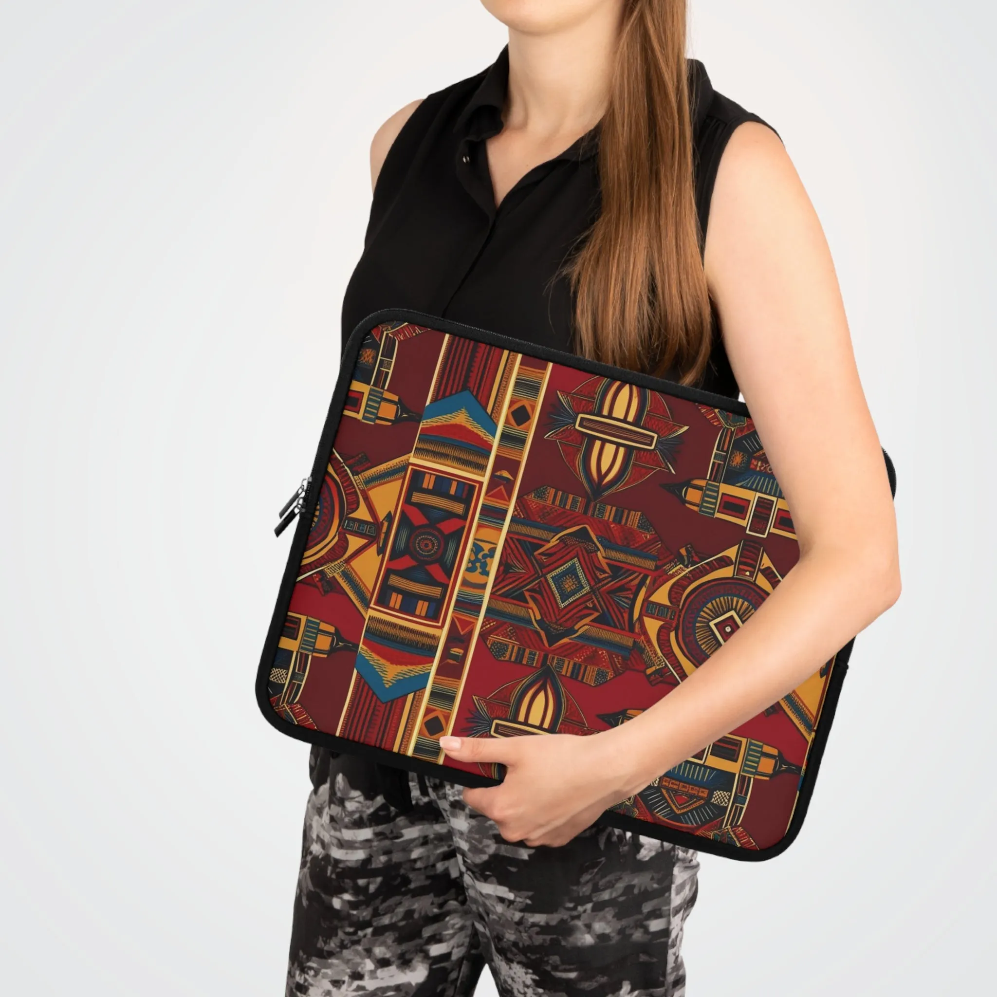 African Canvas 1 Laptop Sleeve