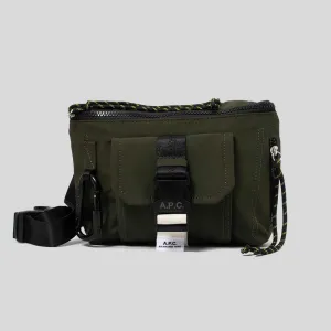 A.P.C. Trek Bum Bag Dark Khaki RB-PAAFHH62219