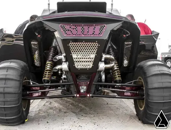 ASSAULT INDUSTRIES TURRET STYLE LONG TRAVEL  4" RADIUS RODS (FITS: POLARIS RZR)