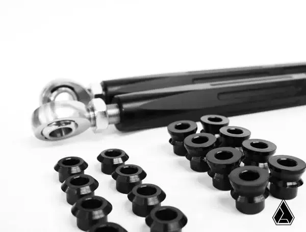 ASSAULT INDUSTRIES TURRET STYLE LONG TRAVEL  4" RADIUS RODS (FITS: POLARIS RZR)
