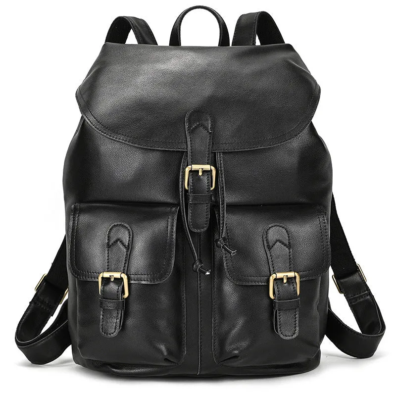 Atlas Leather Men's Shoulder Backpack