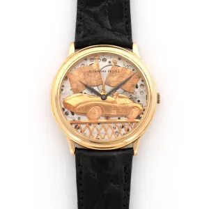 Audemars Piguet Rose Gold Skeletonized Ferrari Racing Car Watch, Ref. 14677
