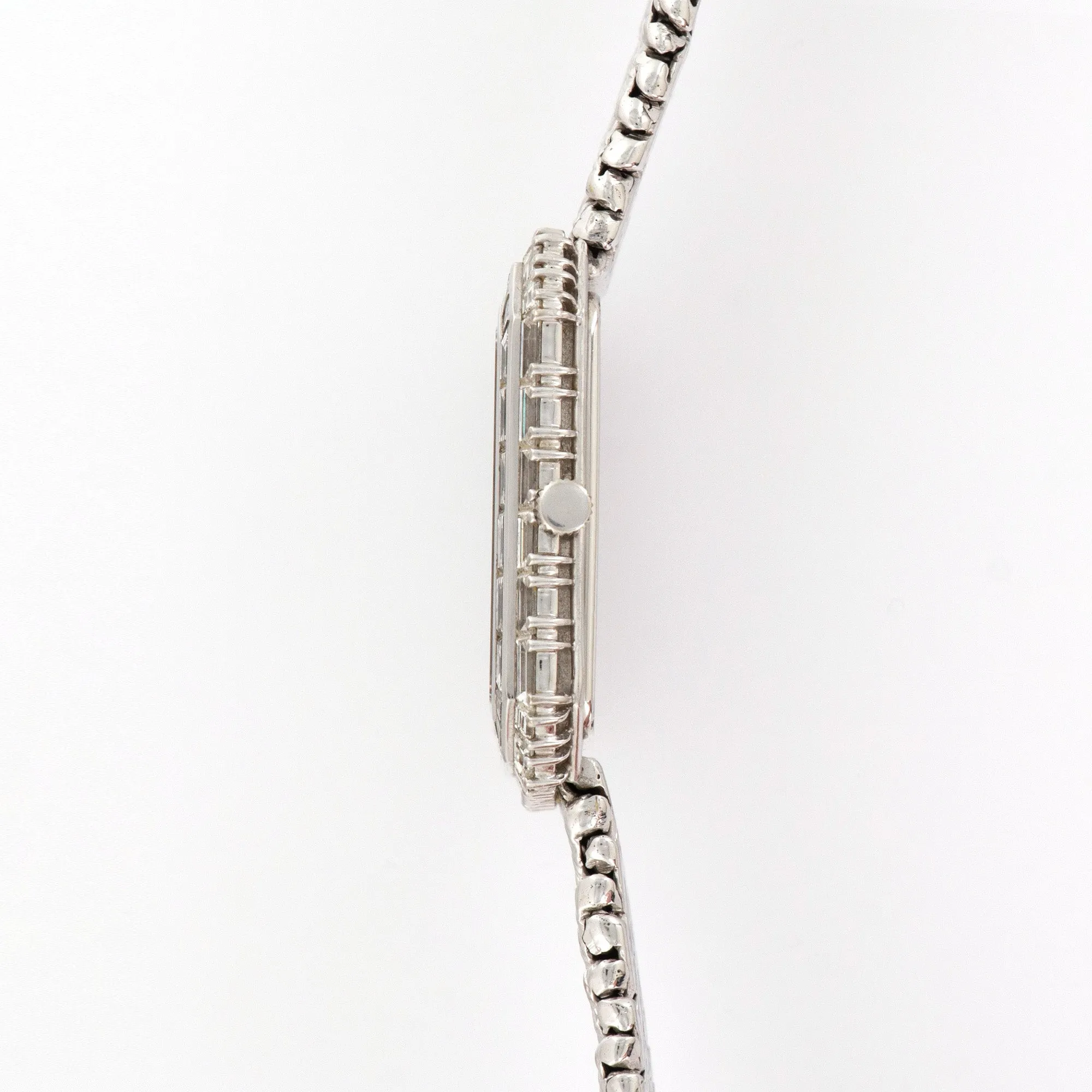Audemars Piguet White Gold Baguette Diamond Watch
