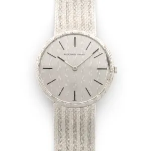 Audemars Piguet White Gold Bracelet Watch