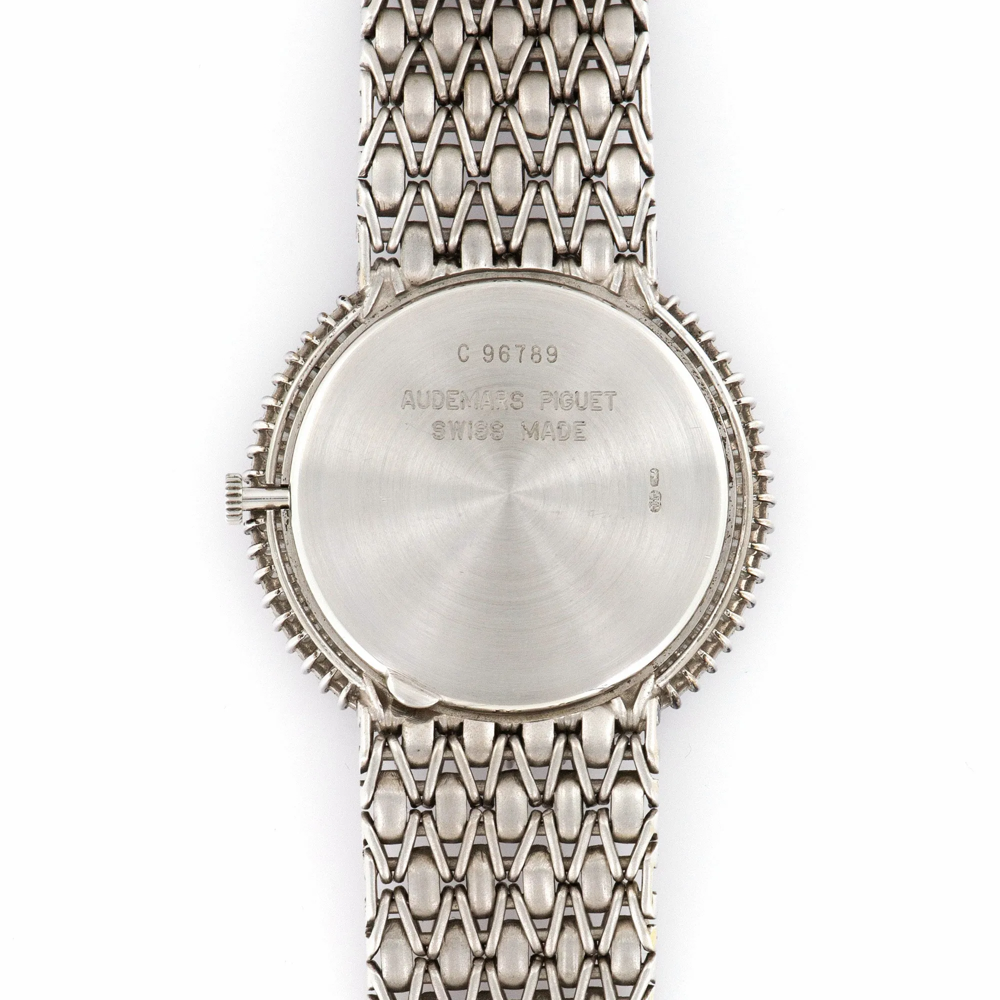Audemars Piguet White Gold Diamond Bracelet Watch