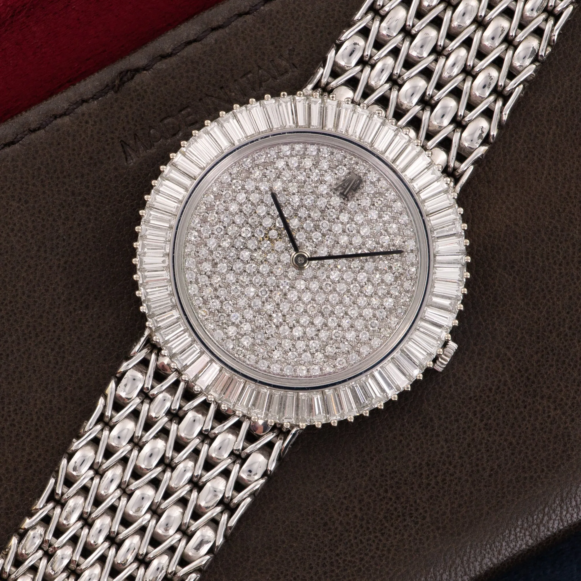 Audemars Piguet White Gold Diamond Bracelet Watch