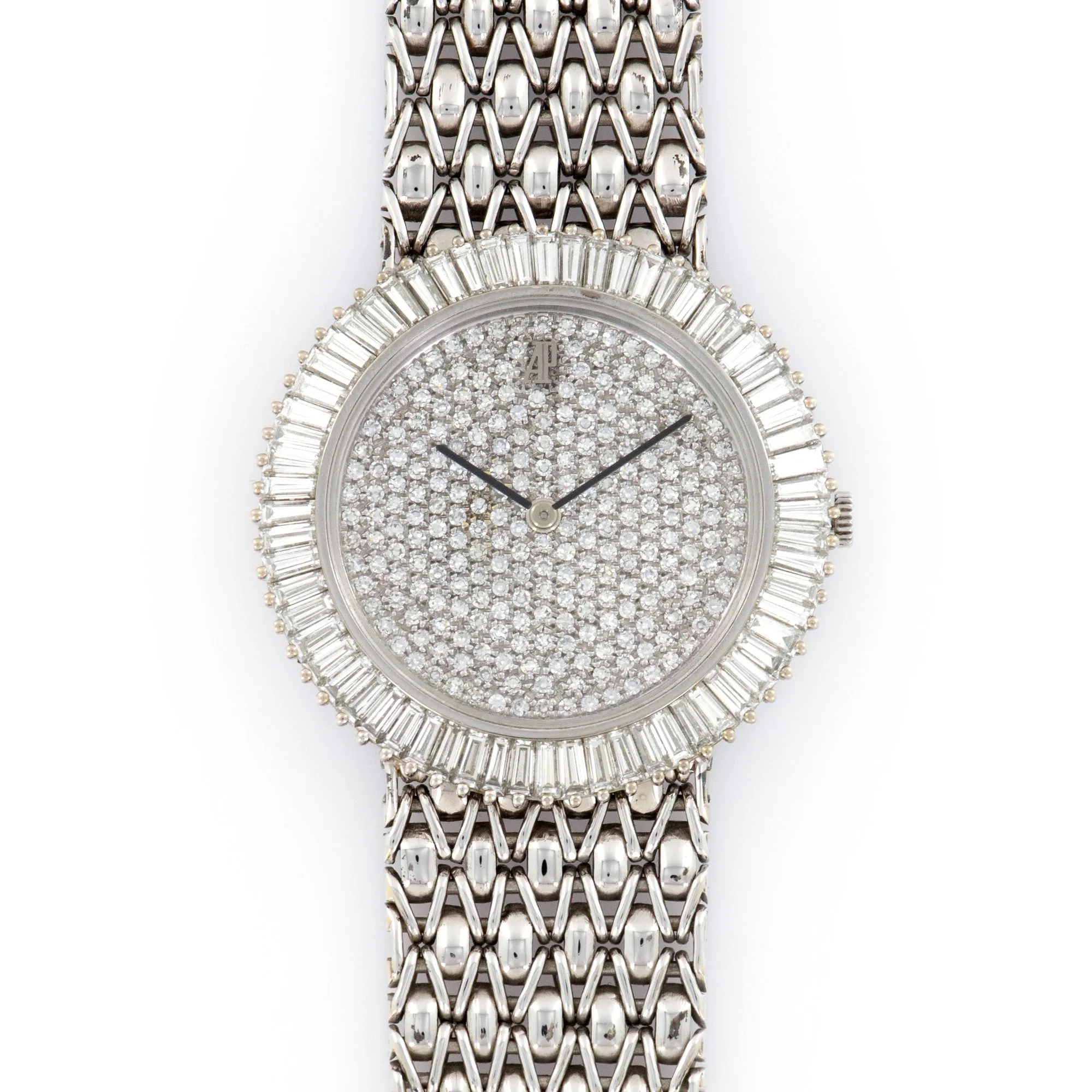 Audemars Piguet White Gold Diamond Bracelet Watch
