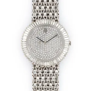 Audemars Piguet White Gold Diamond Bracelet Watch