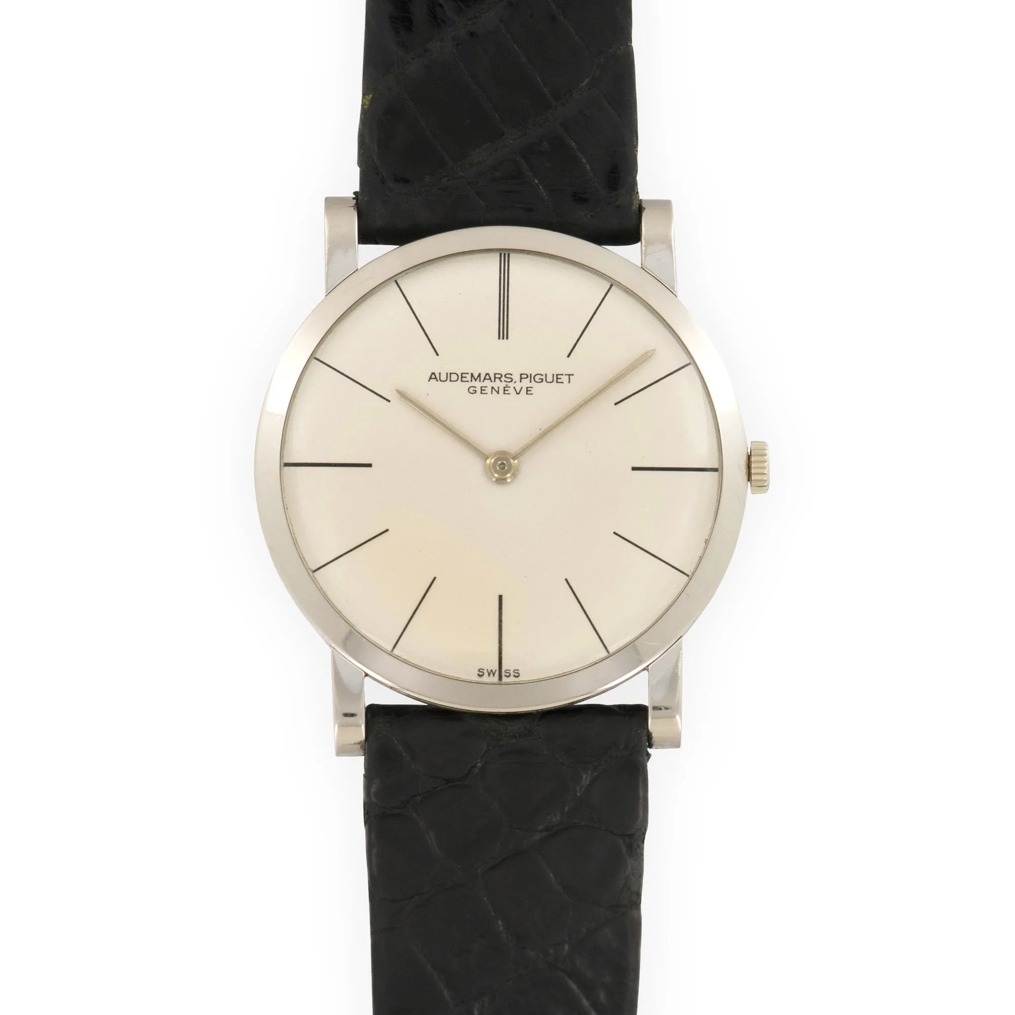 Audemars Piguet White Gold Ultra-Thin Strap Watch