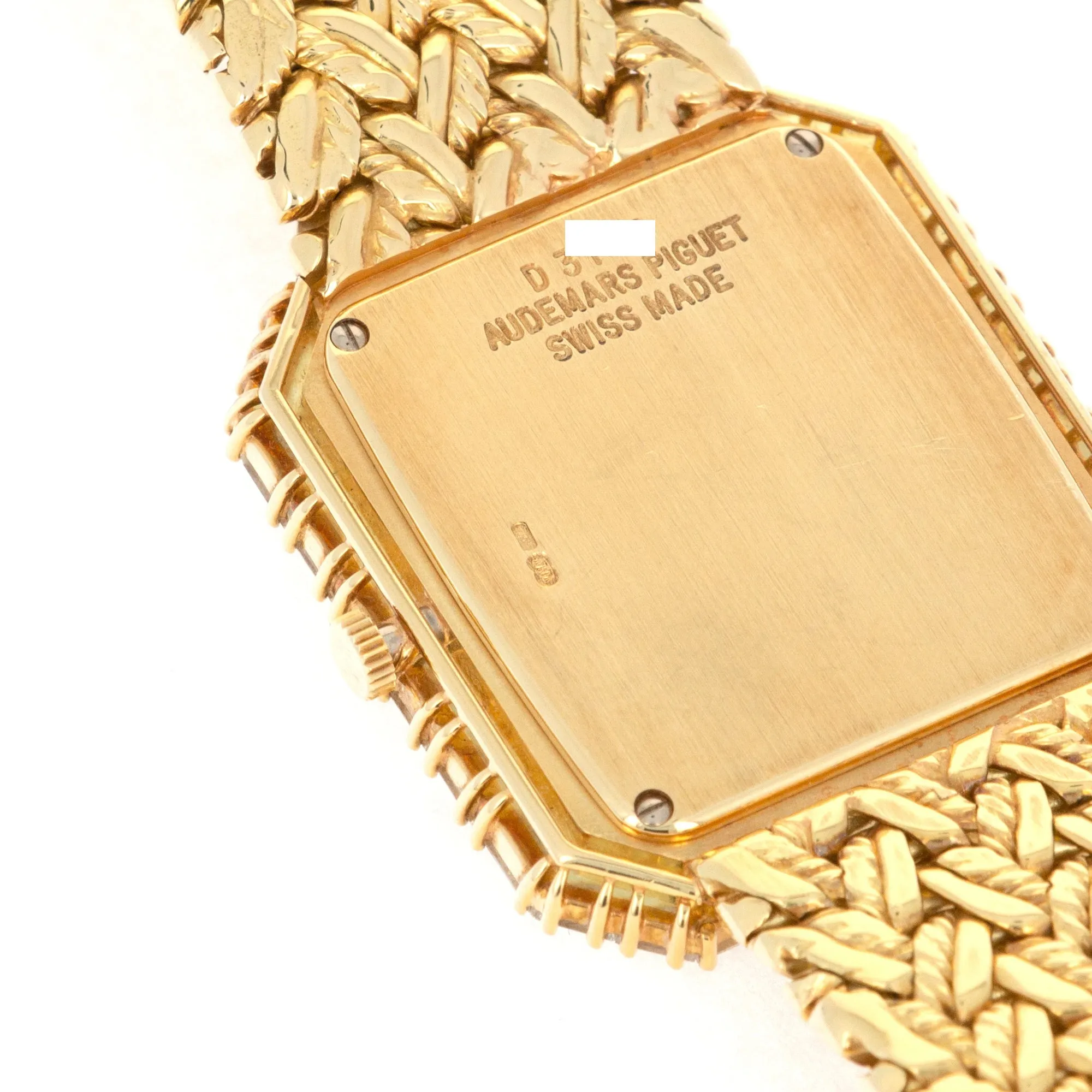 Audemars Piguet Yellow Gold Baguette Diamond Watch