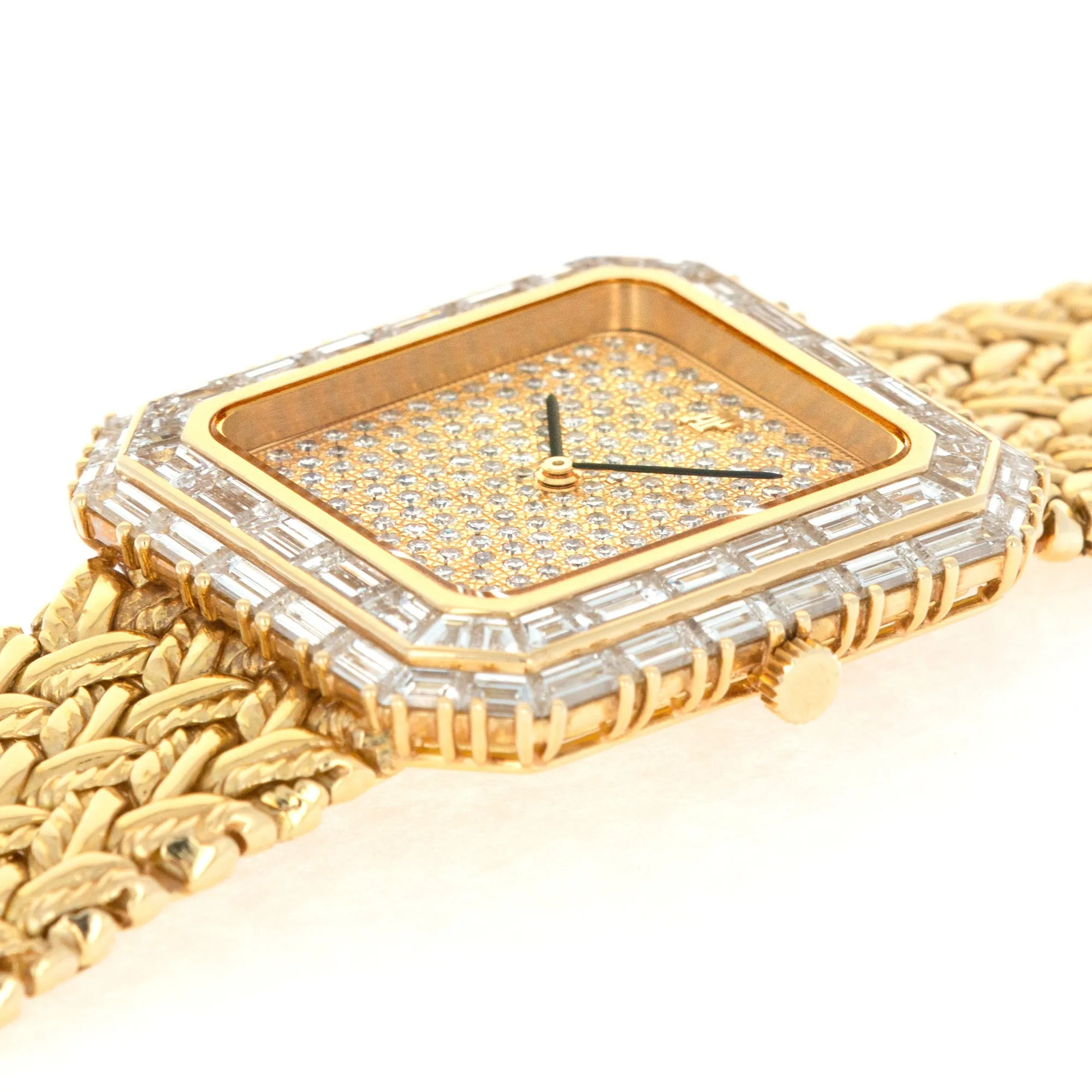 Audemars Piguet Yellow Gold Baguette Diamond Watch