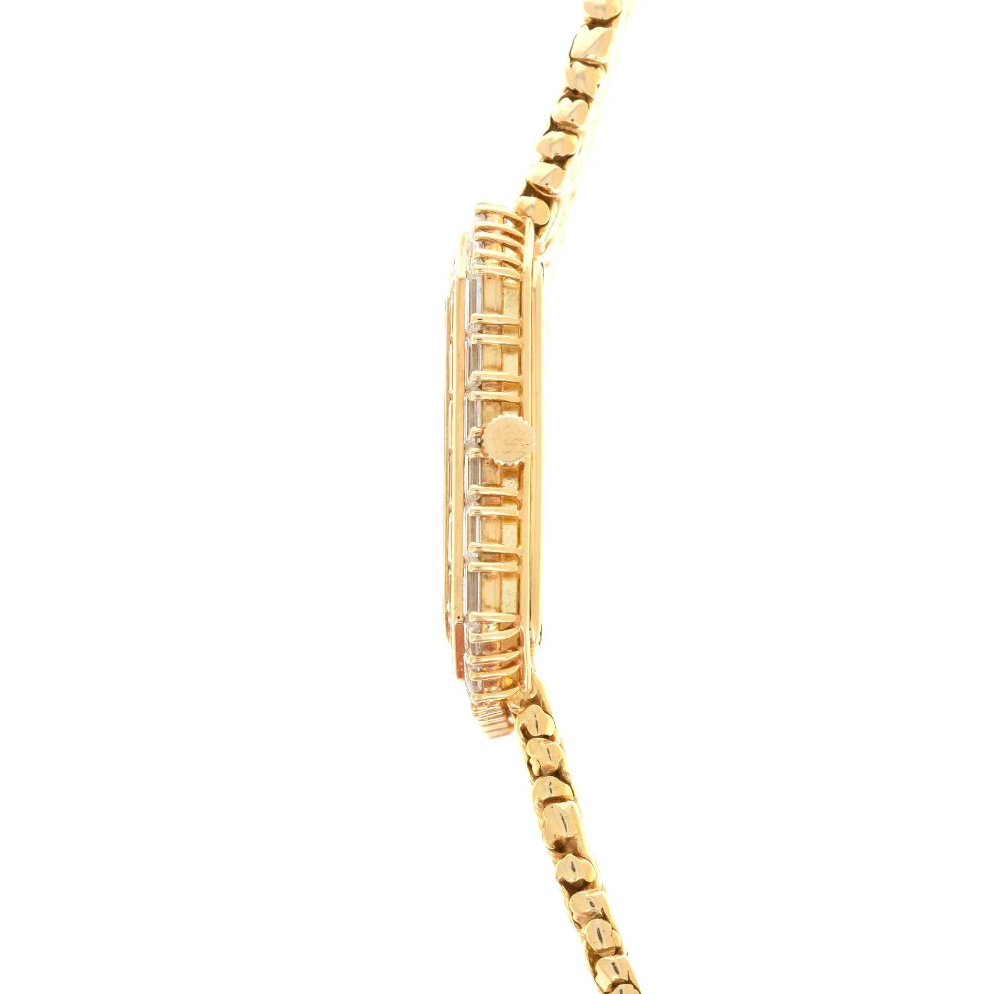 Audemars Piguet Yellow Gold Baguette Diamond Watch