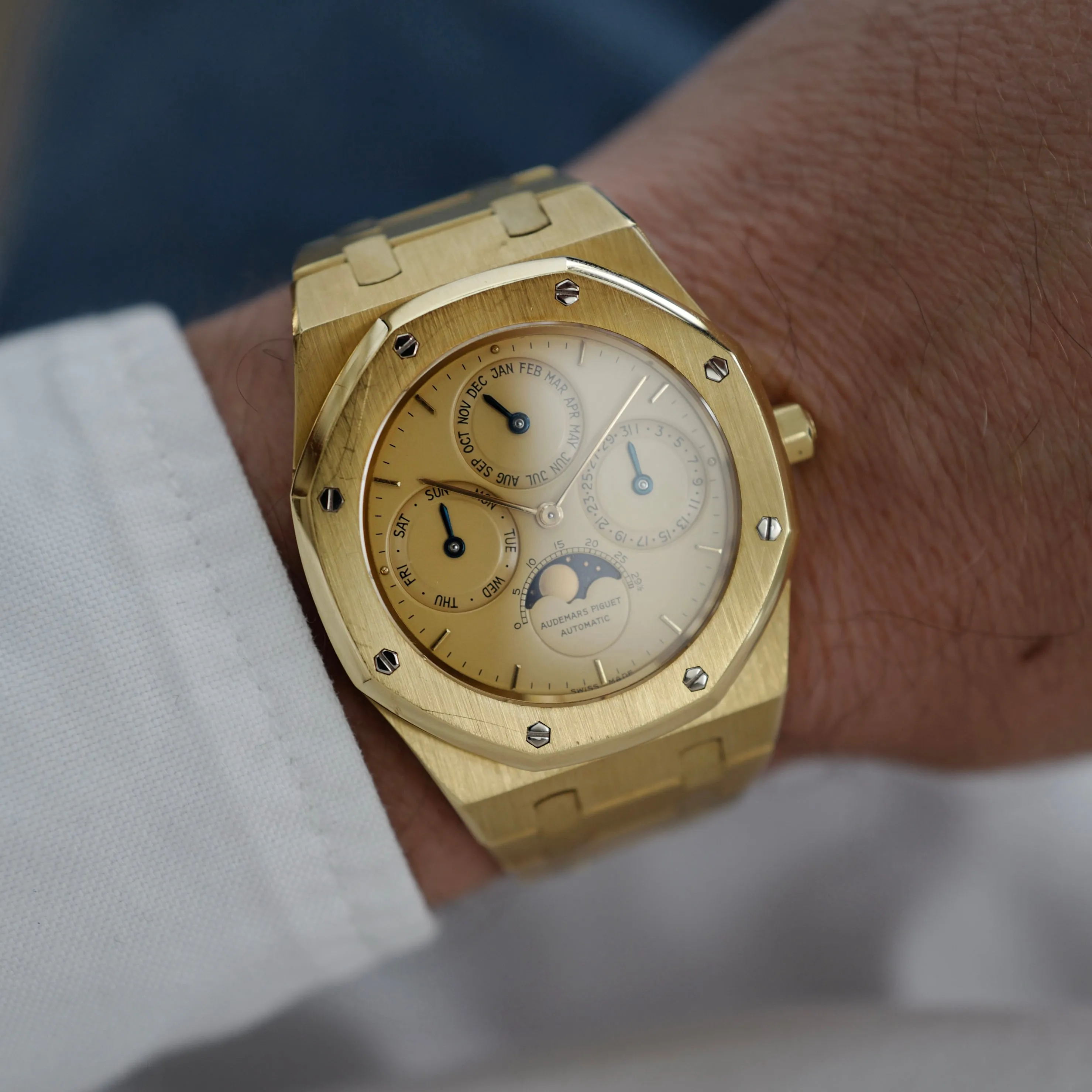 Audemars Piguet Yellow Gold Royal Oak Quantieme Perpetual Ref. 25654