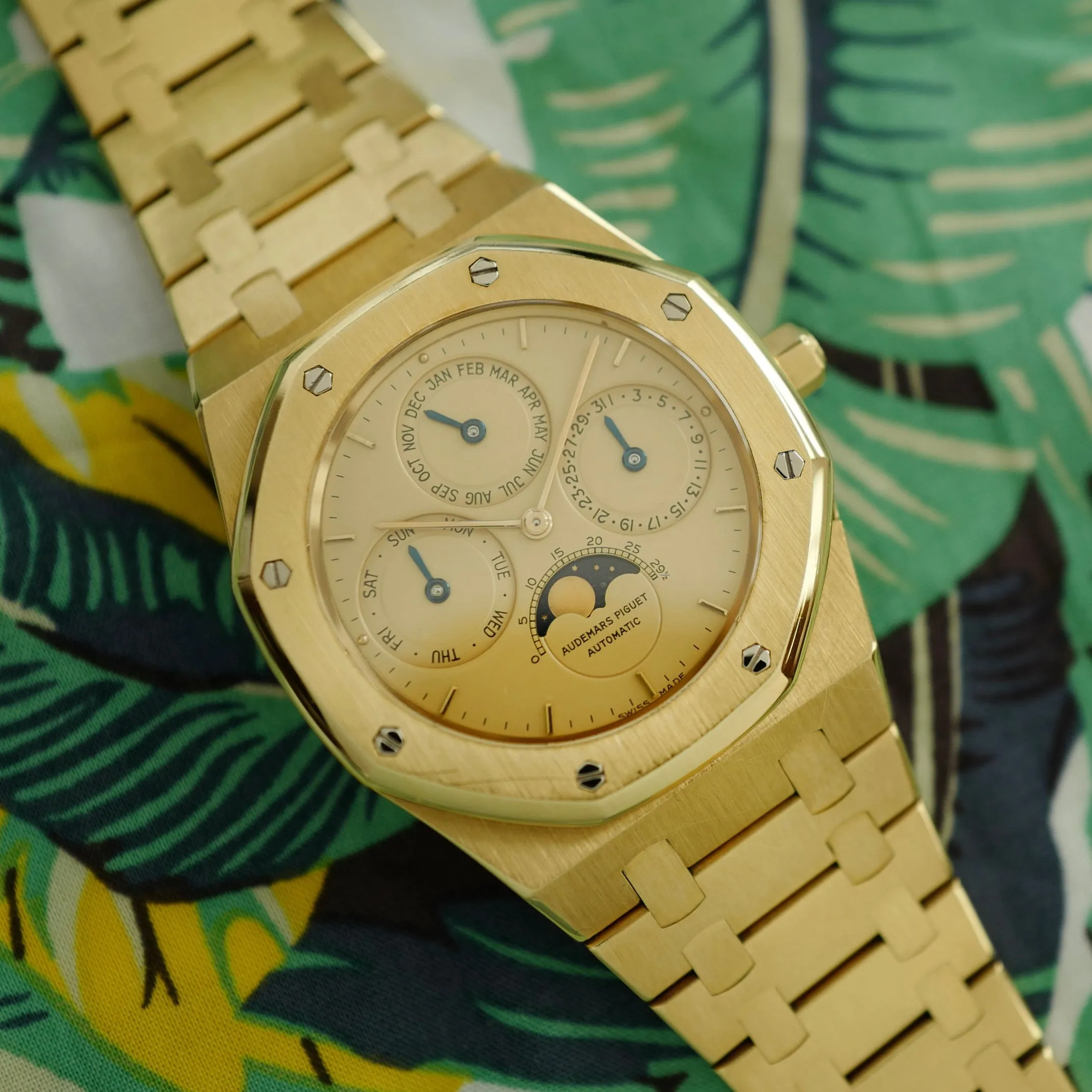 Audemars Piguet Yellow Gold Royal Oak Quantieme Perpetual Ref. 25654