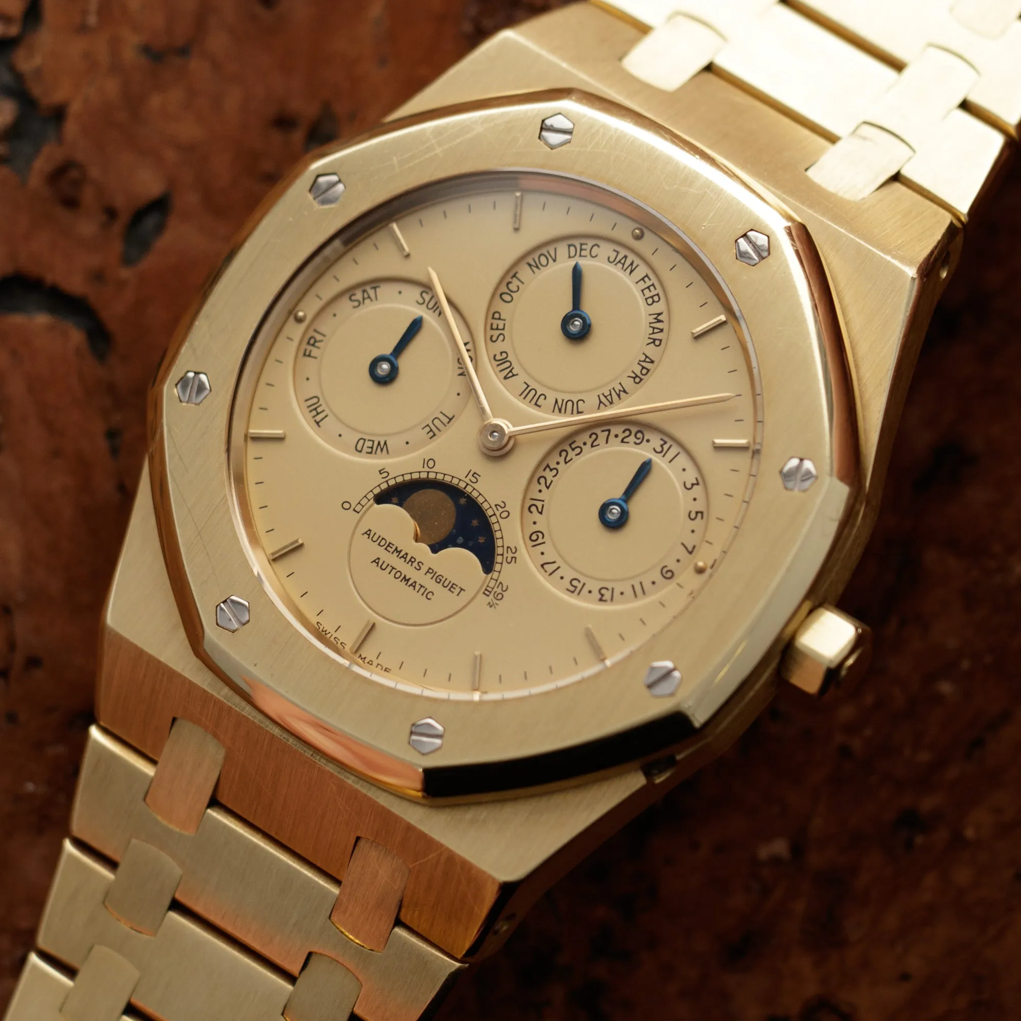 Audemars Piguet Yellow Gold Royal Oak Quantieme Perpetual Ref. 25654