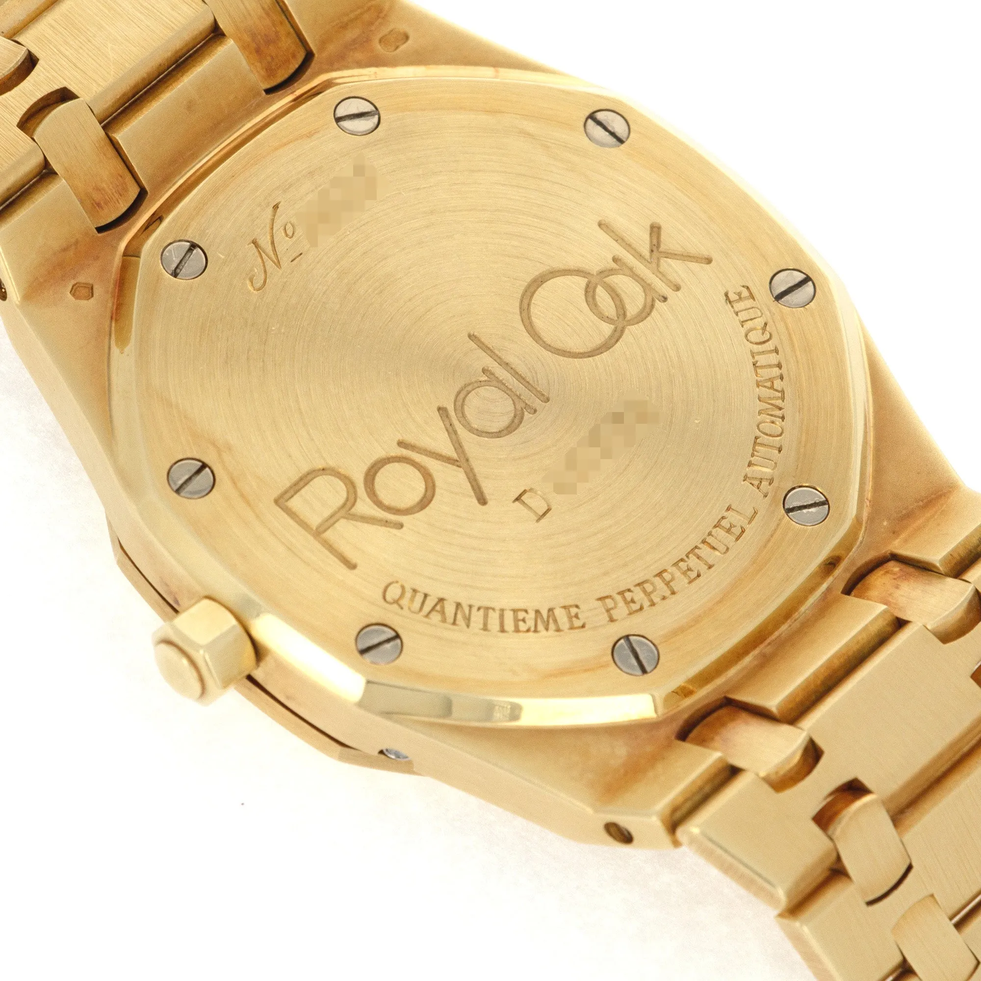 Audemars Piguet Yellow Gold Royal Oak Quantieme Perpetual Watch Ref. 25654