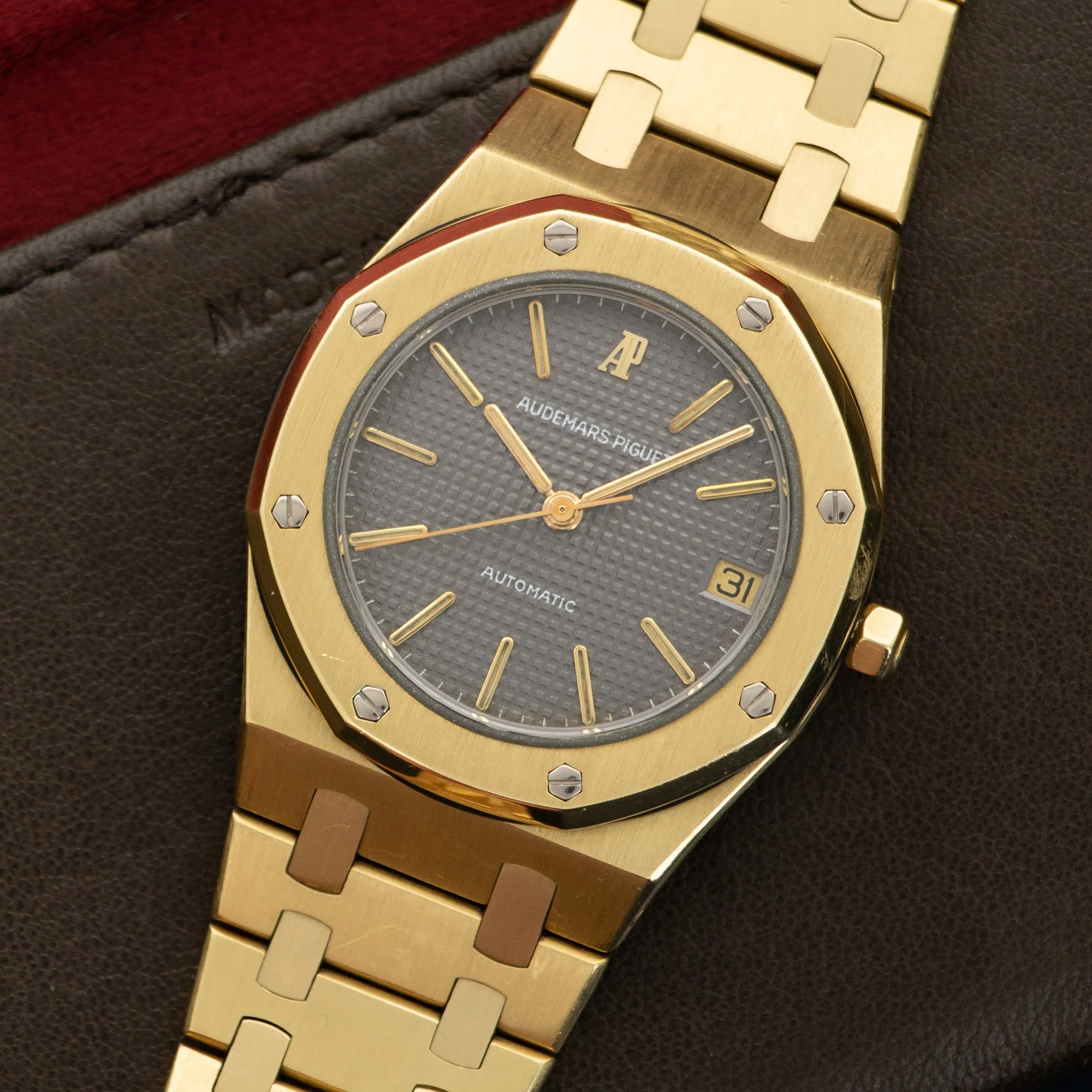 Audemars Piguet Yellow Gold Royal Oak Watch Ref. 4100