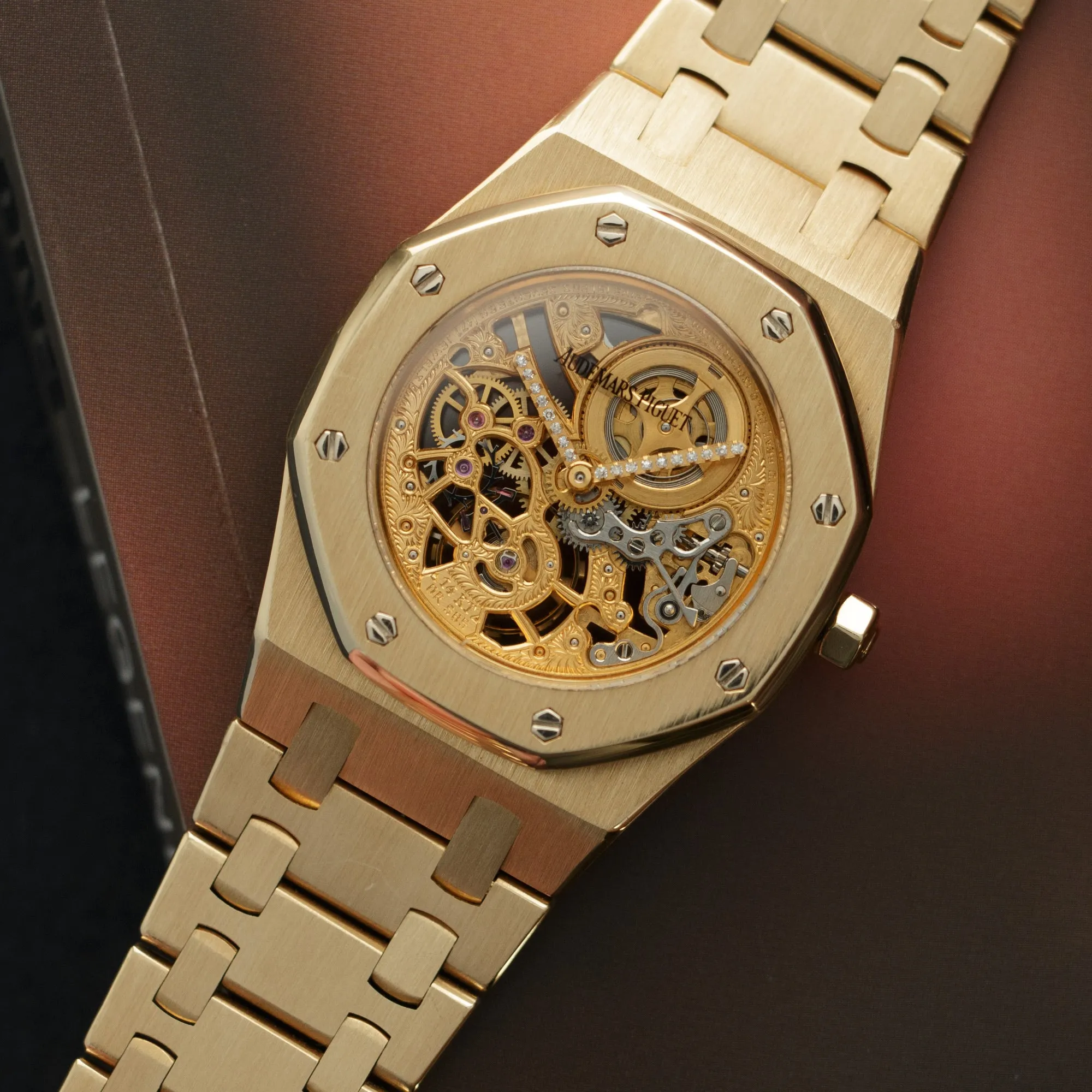 Audemars Piguet Yellow Gold Skeleton Watch
