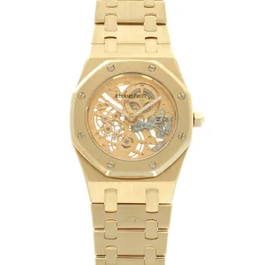 Audemars Piguet Yellow Gold Skeleton Watch