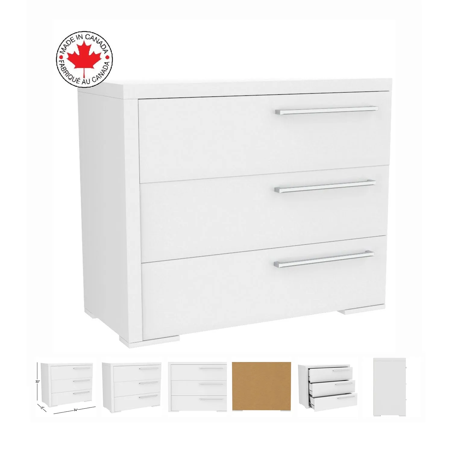 Baby starter kit: convertible crib and changing table