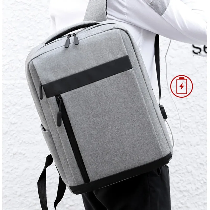 Backpack Multifunctional Waterproof Bags For Male Business Laptop Backpack USB Charging Backpack Nylon Casual Rucksack