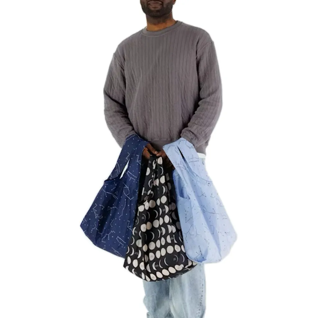 Baggu Standard Shopper Bag, Night Sky, Set of 3