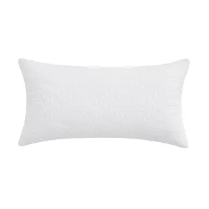 Ballou Bright White Rectangular Pillow