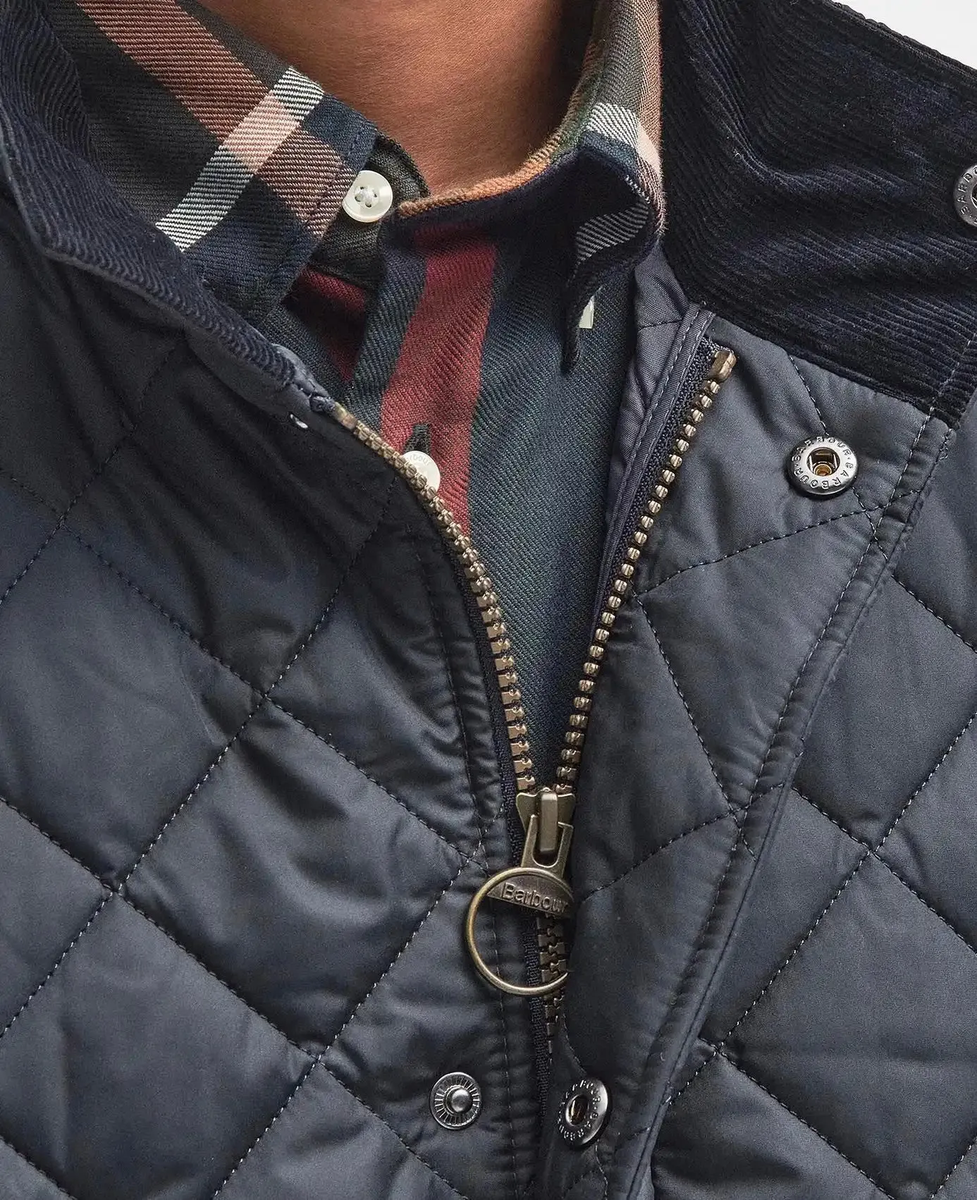Barbour Mens Chelsea Sportsquilt Jacket Navy