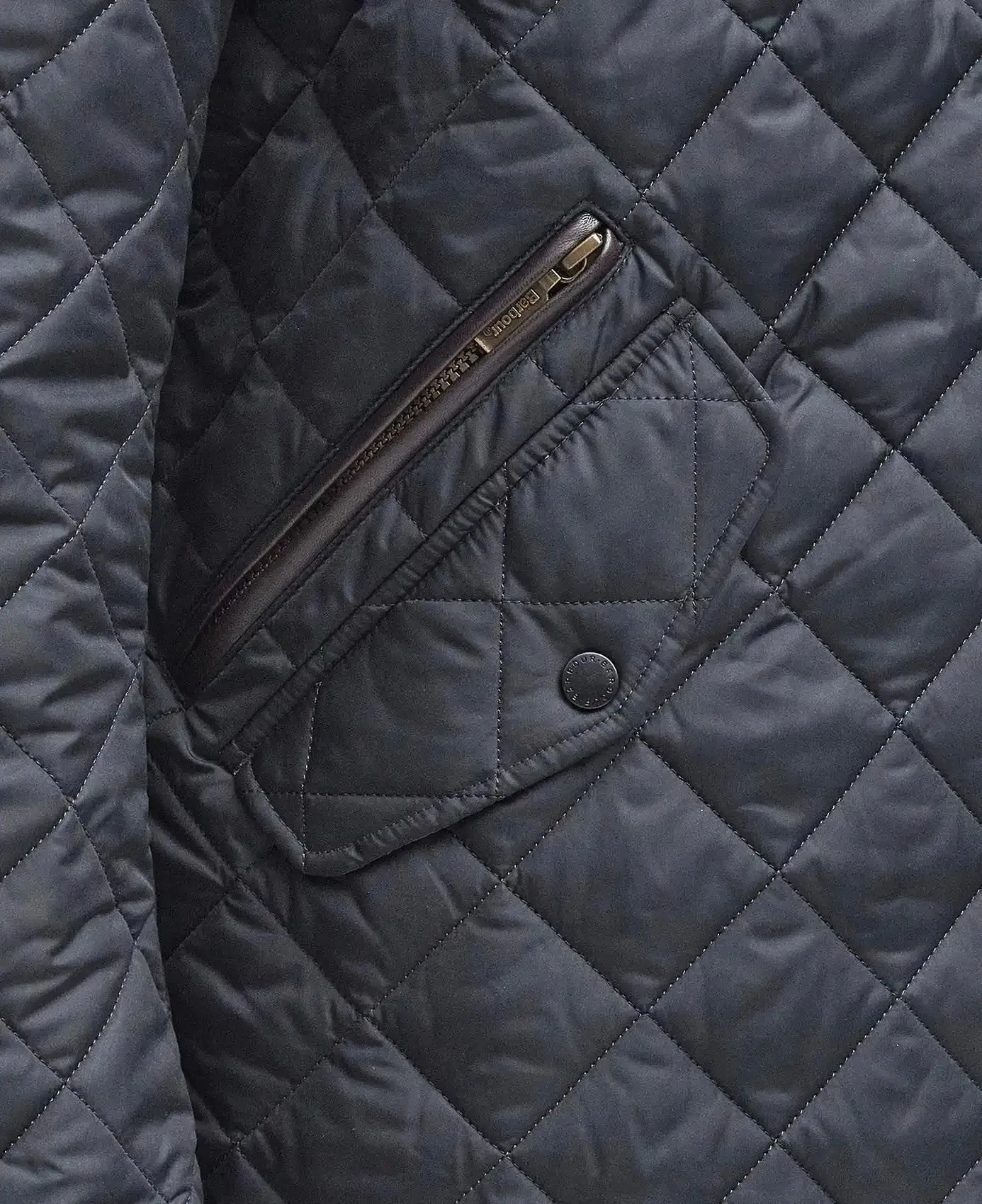 Barbour Mens Chelsea Sportsquilt Jacket Navy