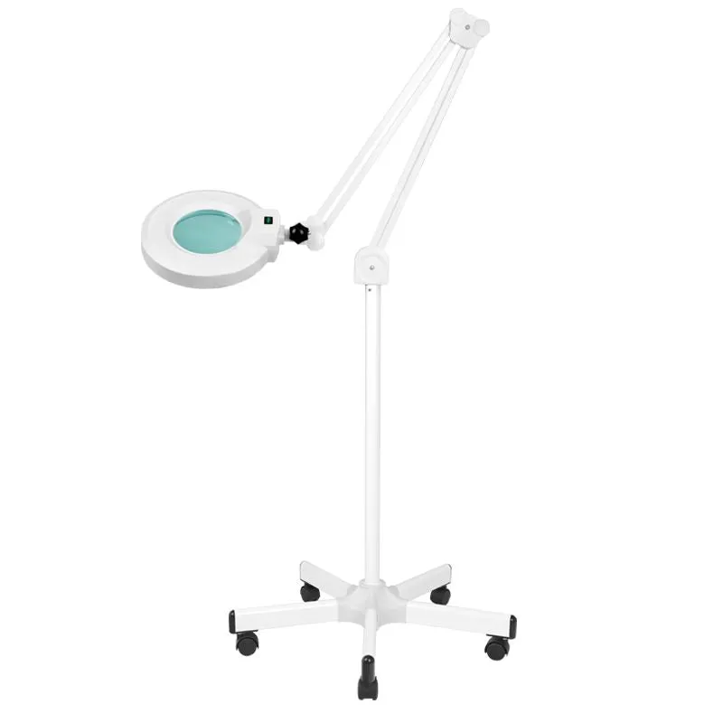 Beauty Bed Hydraulic White  A210 & LED Magnifier Lamp S5 Bundle
