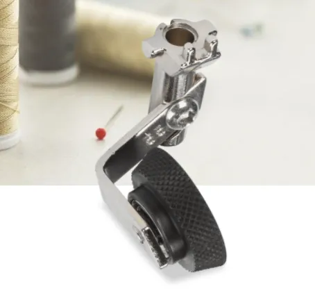 BERNINA Leather Roller Foot #55 Sewing contours and tight curves Especially suitable for contour quilting For sewing tight curves