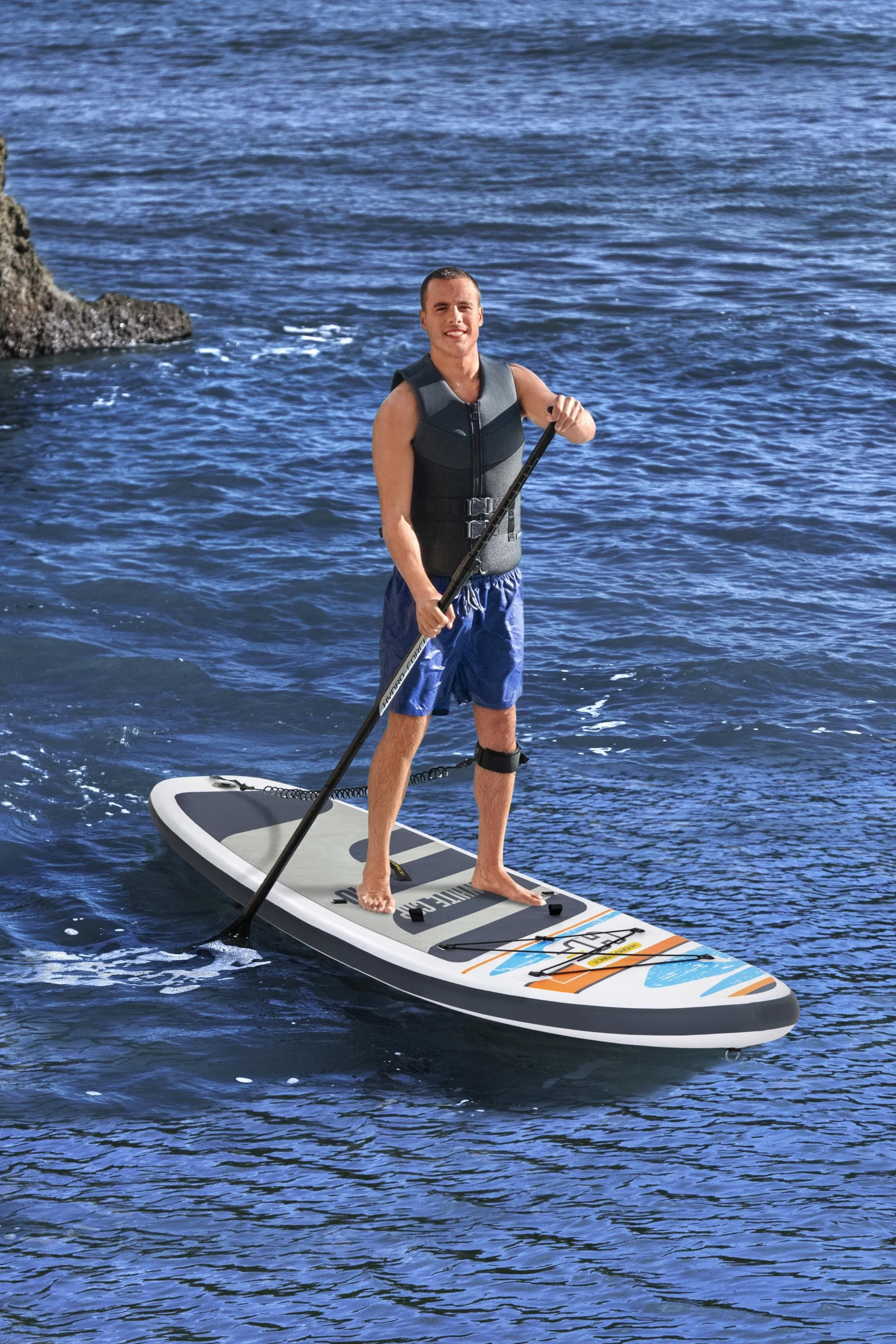 Bestway Hydroforce White Cap SUP Stand Up Paddleboard Set