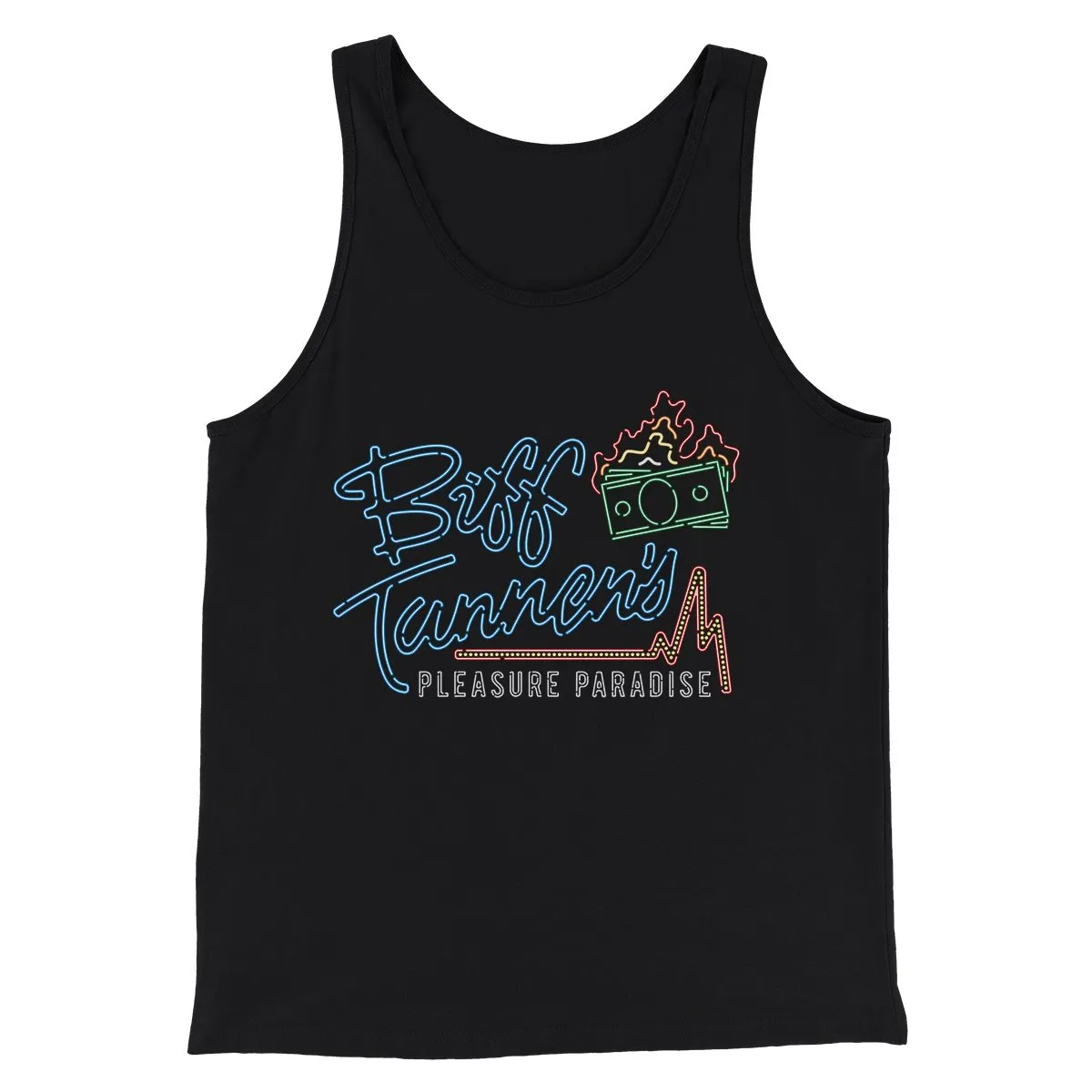 Biff Tannen's Pleasure Paradise Funny Movie Men/Unisex Tank Top