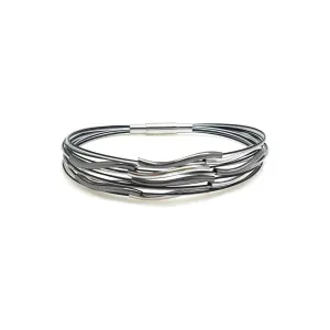 Black & White Wavy Bracelet