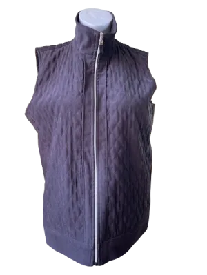 Black Quilted Vest