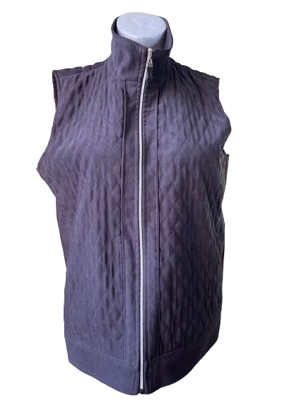 Black Quilted Vest